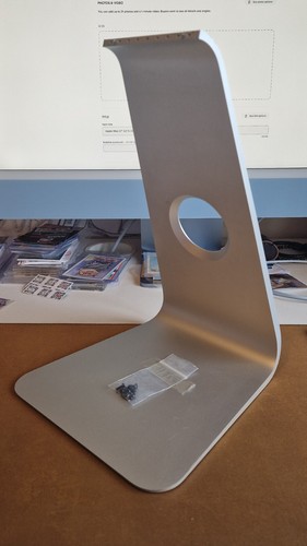 Apple iMac 27" A2115 2020 Support Stand Leg Foot with Screws Excellent Condition - Photo 2/2