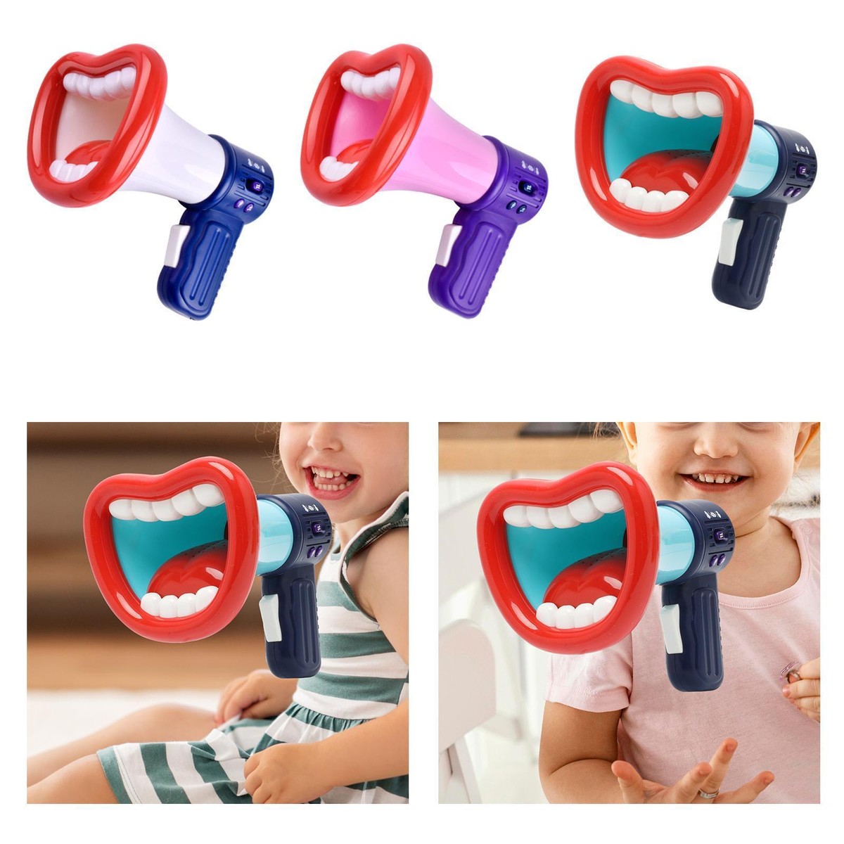 Voice Changer Horn Toy Portable Megaphone Function Toy for Game Gift Party