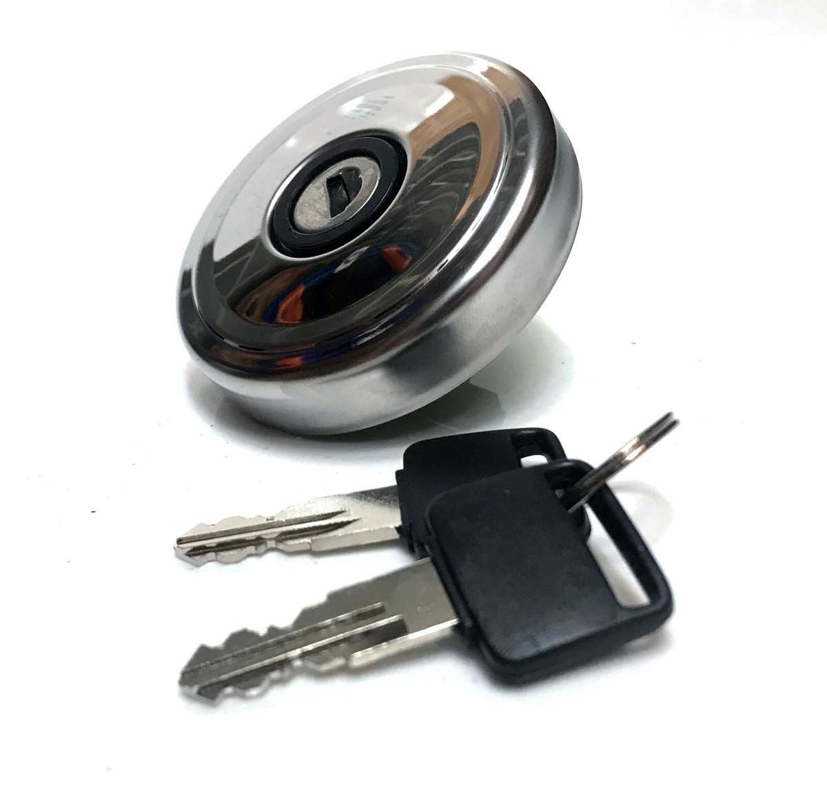CLASSIC MINI LOCKING PETROL CAP STAINLESS STEEL VENTED OEM STYLE