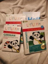 Little Pim German by Little Pim (2011, DVD) Volume 1 & 2 + Flashcards (0-6 Age)