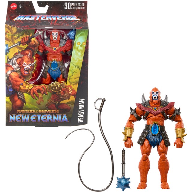 Mattel Masters of the Universe Masterverse New Eternia Beast Man, Spielfigur