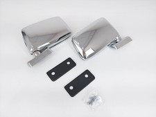 Chrome Side Door Mirror Fits Datsun 73-83 B310 Nissan 80-89 720 Pickup D21 Lr