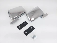 Chrome Side Door Mirror fits Datsun 73-83 B310 Nissan 80-89 720 Pickup D21 L&R