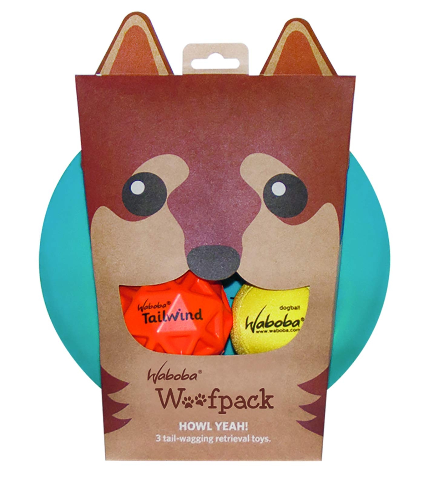 Woofgames Pet Dog Toys Set - Interactive Boredom Toy Bundle with Rubber Flyin...