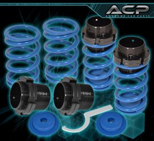 For 93-97 Corolla Adjustable Lower Spring Coilover Sleeve Auto Unit Kit Jdm Blue