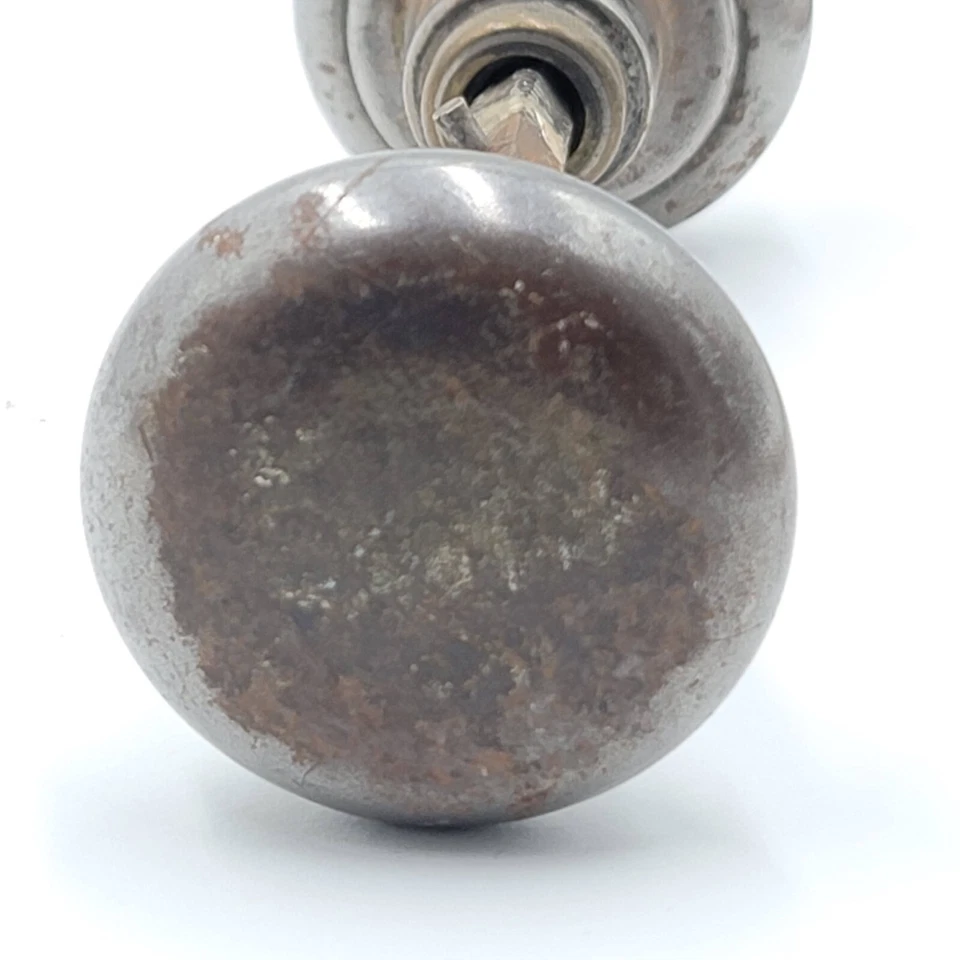 Винтажная дверная ручка маленький стальной шкаф кладовая 2 дюйма комплект списанное восстановленное оборудование 55 - Изображение 2 из 4