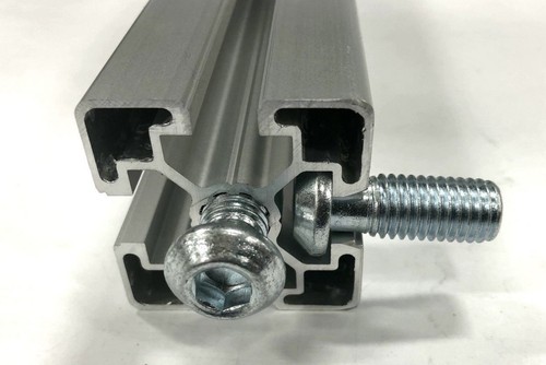 Verbindungsbolzen M 12x30 für 10 mm für 45er Extrusion, Kernschraube, Lot 50 - Bild 3 von 8