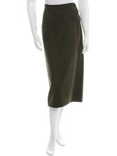 Michael Kors Collection Wool Midi Skirt Sz M / US 8