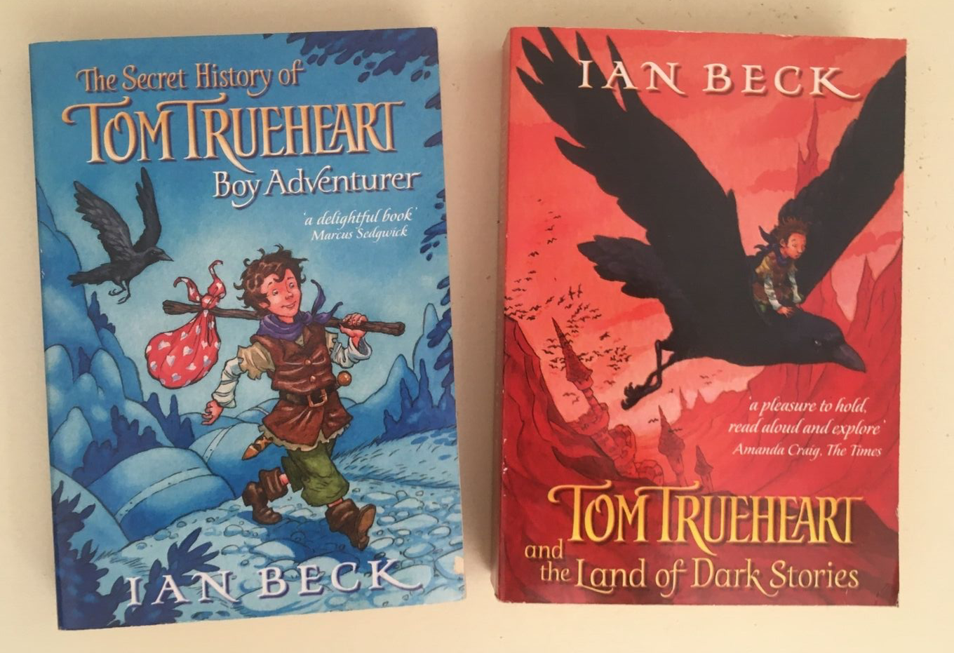 2 x Tom Trueheart Boy Adventurer by Ian Beck PB Age 7-11