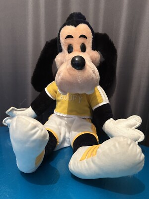   Vintage 18 Zoll Walt Disney Productions California Stofftiere Sportsday Goofy 