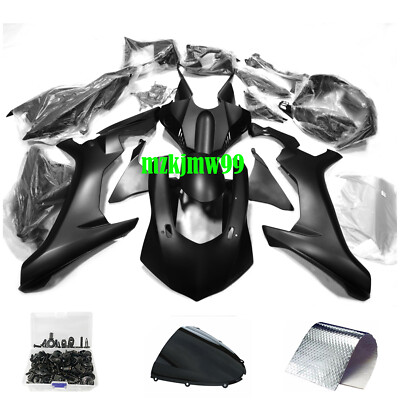 Matte Black Plastic Fairing Kit+Bolts For Yamaha YZF R1/R1M YZF-R1/R1M 2015-2019