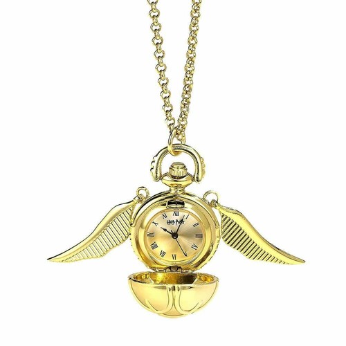 Montre à Gousset Harry Potter Neuve - Pendentif Collier Doré - Mouvement à Quartz - Neuf Avec étiquettes