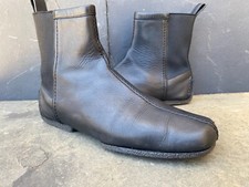 Vintage GUCCI Ankle Chelsea Black Leather Boots Classic Size:- EU 37 US 7