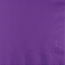 Amethyst 3-Ply Paper Dinner Napkins Paper 25 Pack Purple Party Tableware
