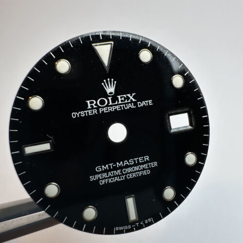Rolex Gmt Master Cadran 16700 16750 Vintage Rare Used Cadran Noir - Photo 1 sur 3