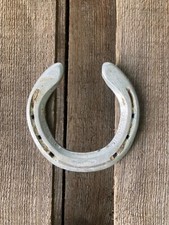 Used Horse Shoe, rustic, authentic, vintage, worn, antique, rusty, welding