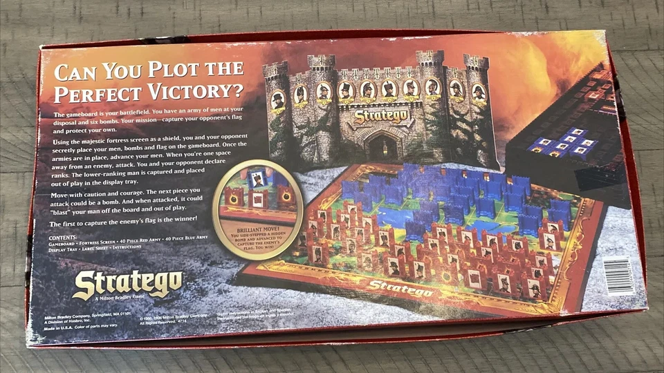 Stratego Board Game Milton Bradley 1996 Capture the Flag EXCELLENT FAST SHIP VTG - Image 2 of 4