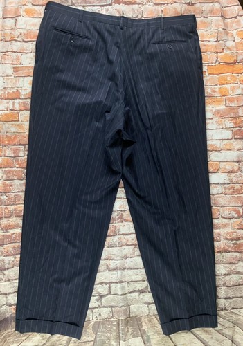 Trussini Boyd’s Philadelphia Lana Super 100’s Blue Pinstripe Suit 42R - 第 19/22 張圖片