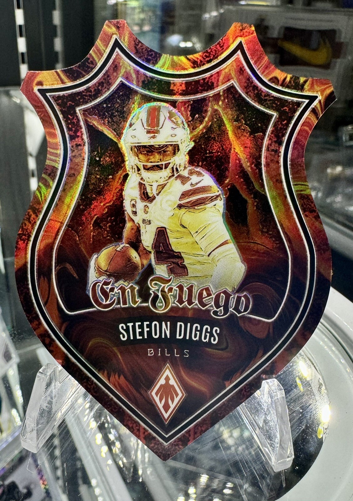 2023 Panini Phoenix Stefon Diggs En Fuego Die Cut SSP CASE HIT!! Bills ➡️ Texans