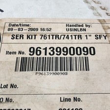 Alfa Laval 9613990090 Service Kit for 761TR/741TR 1" SFY NEW IN BOX FAST SHIP