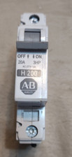 Allen Bradley 1492-CB1 Ser. C/H 200 Circuit Breaker 20A, 3HP