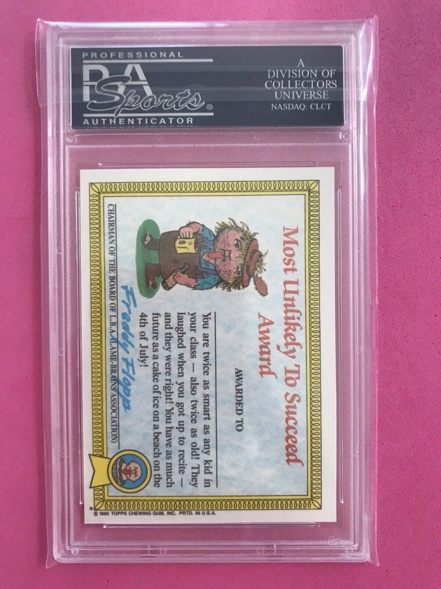1985 Garbage Pail Kids Series 1 Matte #19a Corroded Carl PSA 10