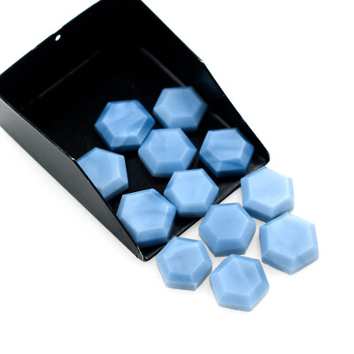 [WHOLESALE] NATURAL BLUE OPAL FACETED HEXAGON SHAPE LOOSE GEMSTONE