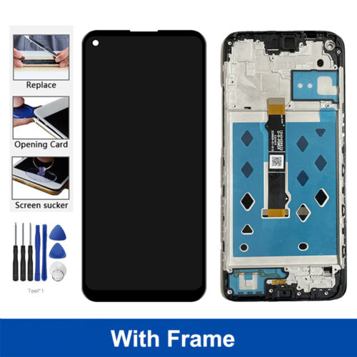 Cadre LCD numériseur écran tactile pour pièces de réparation électrique Motorola Moto G9 - Photo 1/12