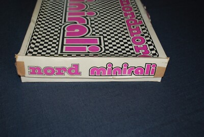 Jeu De Société NORD MINIRALI Avec 4 Micros Norev – Renault 4L, Très Rare, Boîte Abîmée