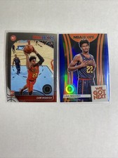 2019-20 NBA Hoops Premium Stock Cam Reddish We Got Next Blue Prizm & Base Rookie