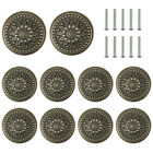 10 Pack-Retro Bronze Cabinet Knobs Vintage Antique Dresser Drawer Knobs Hardware
