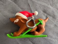 Bath Body Works Skiing Holiday Dog Pocket Hand Sanitizer Gel Holder NWT