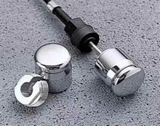 Harley Davidson Sportster Softail Dyna Electra Glide CHROME SM CHOKE KNOB COVER