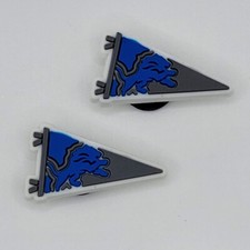NFL Detroit Lions Football Team For Crocs Shoe Charms Jibbitz - 2 pieces