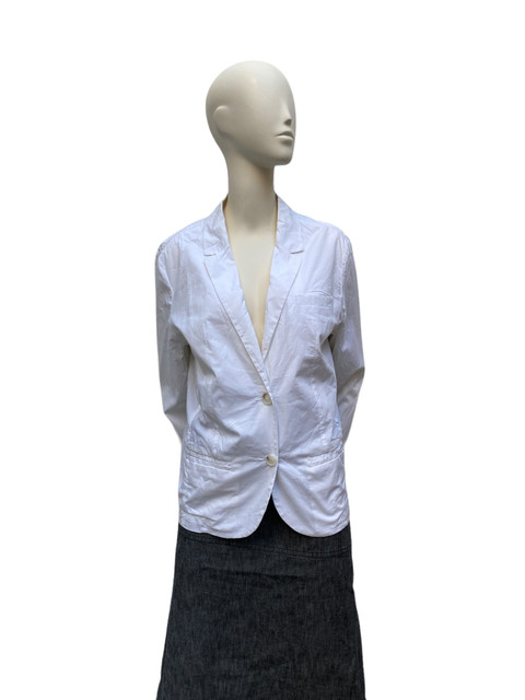Maison Martin Margiela MM6 White Blazer Jacket  Size 36 / S Small