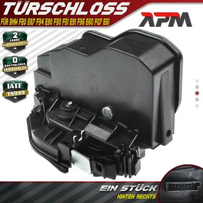 Türschloss Systemschloss Hinten Rechts für BMW F20 E87 F34 E90 F30 F31 E91 E60