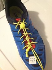 STK SL1: Shoelaces Pair. No Tie, Locking Hardware, Elastic.9 Colors Ships Free