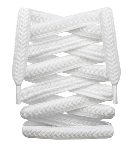Premium Flat Woven Precision Braided Cotton & Polyester Shoe Laces - Picture 5 of 10