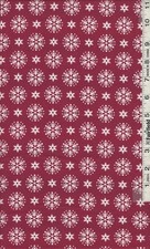 Christmas Red Packed Snowflakes by Patrick Lose Fabrics bty