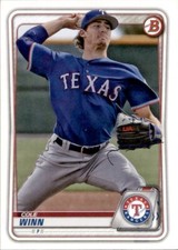 2020 TOPPS BOWMAN PROSPECT TEXAS RANGERS - COLE WINN #BP-107