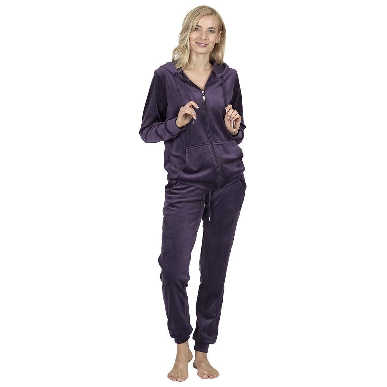 Ticticlily Damen Strick-Set - 3-teiliger Loungeanzug Aus Baumwolle