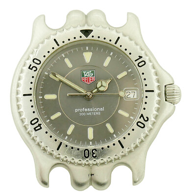 TAG HEUER LINK WG1113-K0 GRAY DIAL STAINLESS STEEL WATCH HEAD FOR 