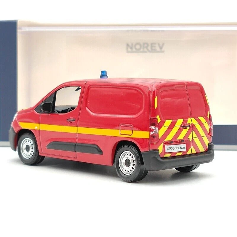 Norev 1/43 2018 Citroen Berlingo Pompiers Diecast Model Cars Limited Collection - Image 3 of 4