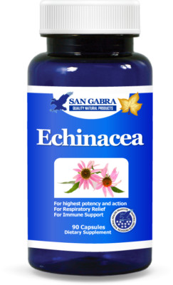 Echinacea, Shorten Duration of Cold, Flu, Reduce Sore Throat, Cough
