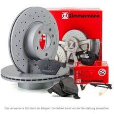 Zimmermann SPORT Bremsscheiben &Oslash; 295mm Bel&auml;ge Wako f&uuml;r MERCEDES W204 W212 vorne