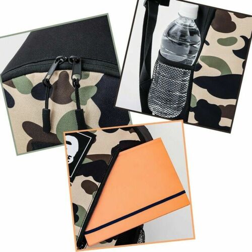 BAPE KIDS A Bathing Ape 2022 COLLECTION CAMO Backpack & MILO Charm from Japan - Picture 6 of 10