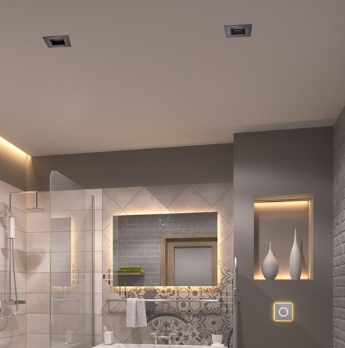 YUURTA 4-Inch Black Square Recessed Lighting Anti Glare Ceiling LED Downlight... - Picture 6 of 9