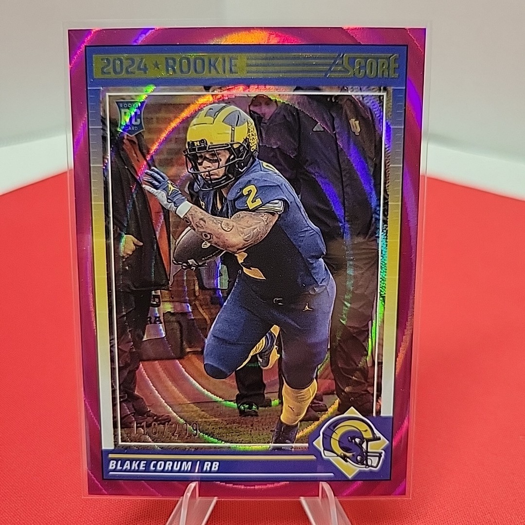 2024 Score - Rookies Blake Corum #389 Ellipse 116 /299 (RC)