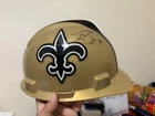 New Orleans Saints DREW BREES SIGNED MSA Hard Hat Mens Medium V-GARD CLASS E & G