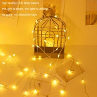 Led Curtain String Lights Diy 33 Feet Warm Light Decorative String Lights Fo Set